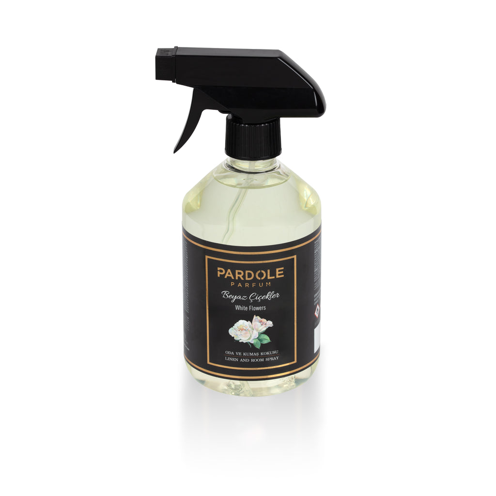 Raum- und Stoffduft – Weiße Blüten 500 ml.