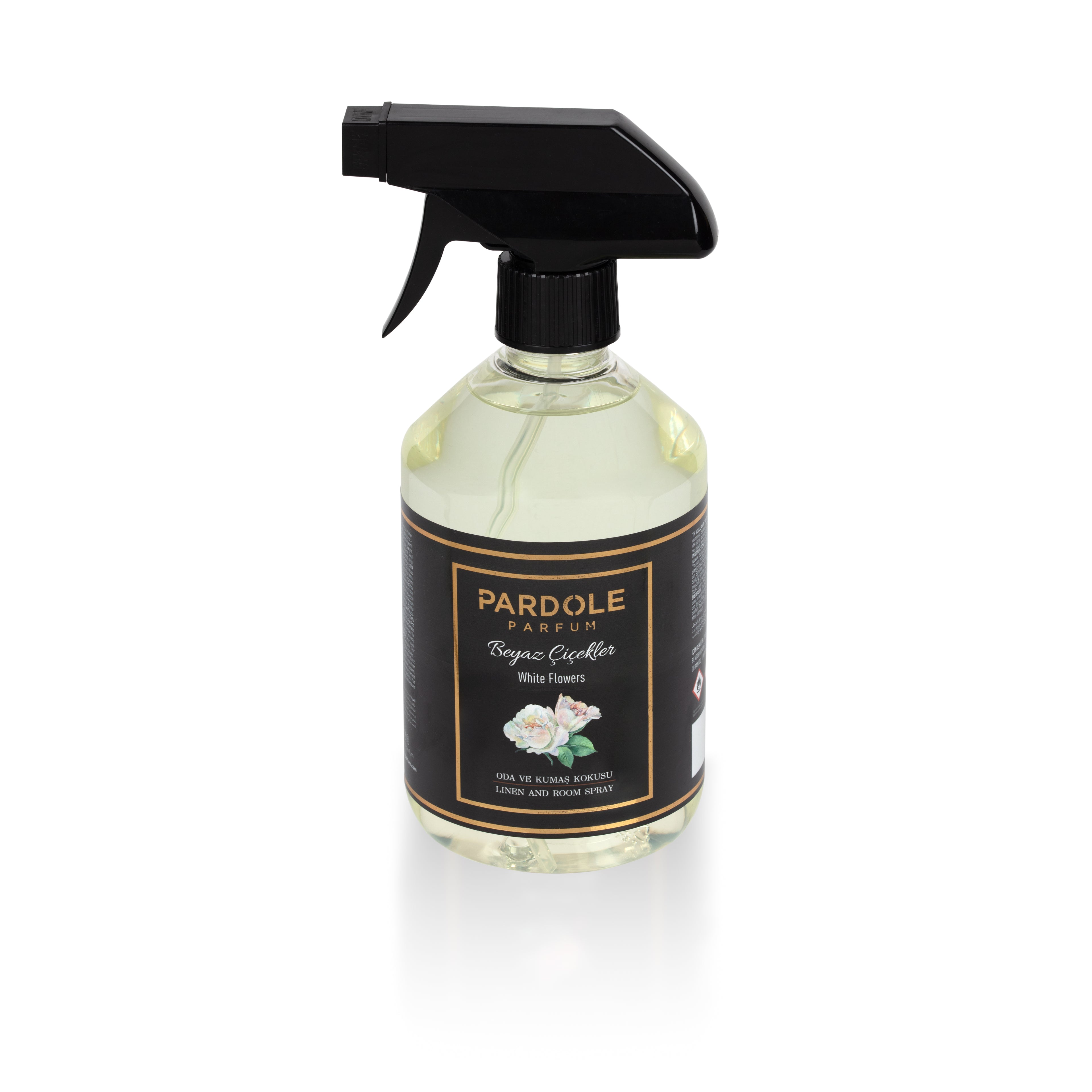 Raum- und Stoffduft – Weiße Blüten 500 ml.