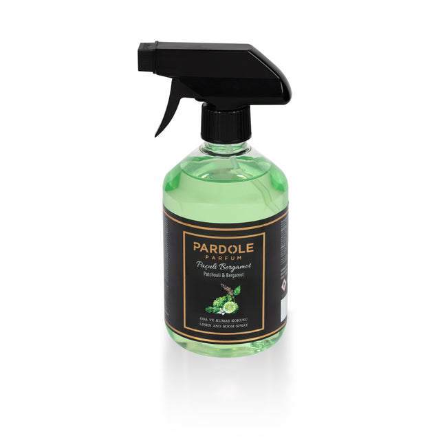 Raum- und Stoffduft – Patchouli & Bergamotte 500 ml. Hover Image