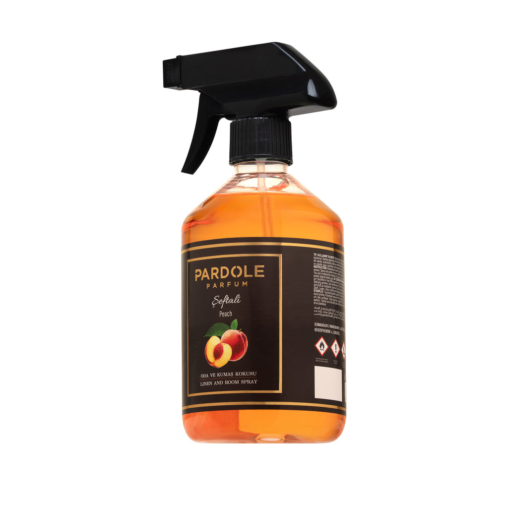 Raum- und Stoffduft – Pfirsich 500 ml.