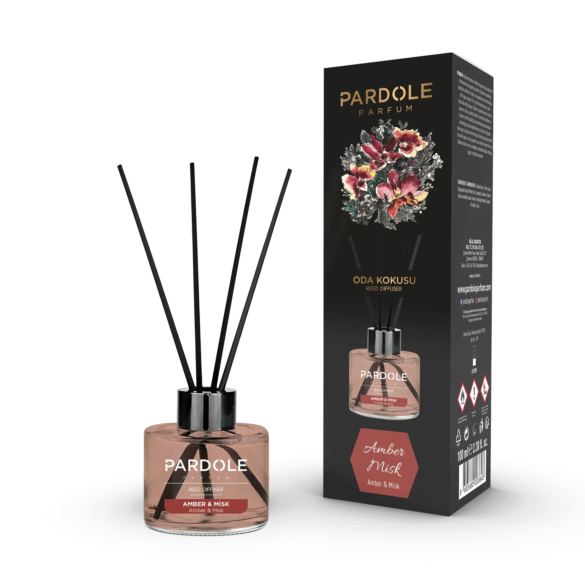 Raumduft Amber & Moschus 100ml.